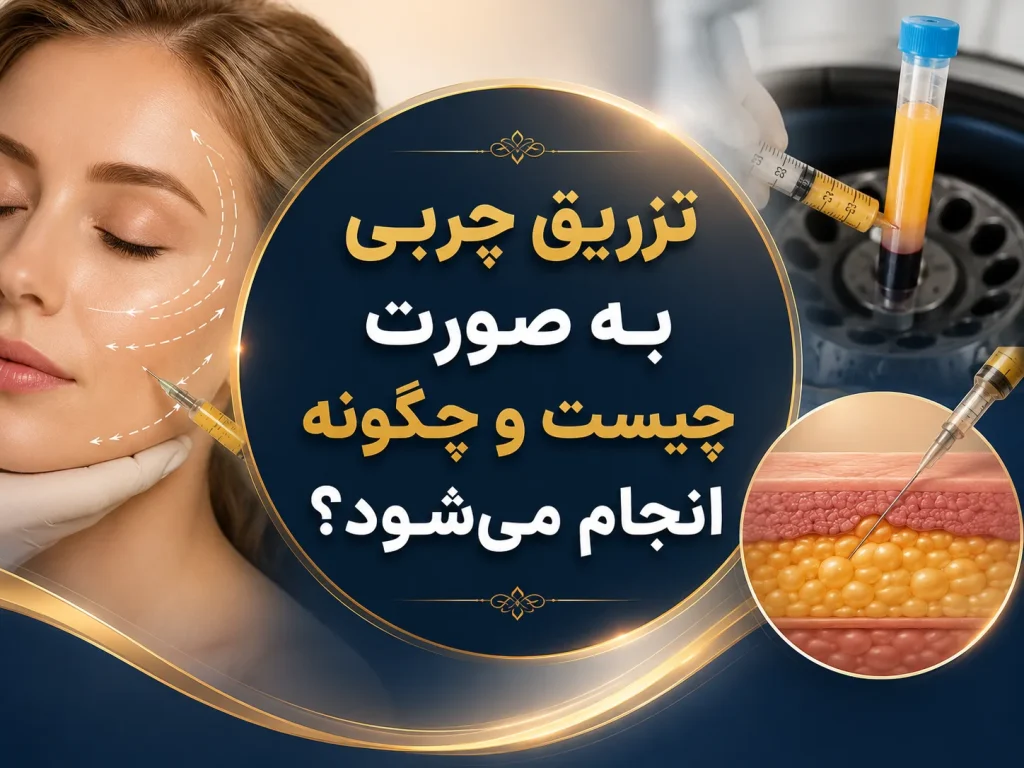 تزریق چربی به صورت چیست و چگونه انجام می‌شود؟