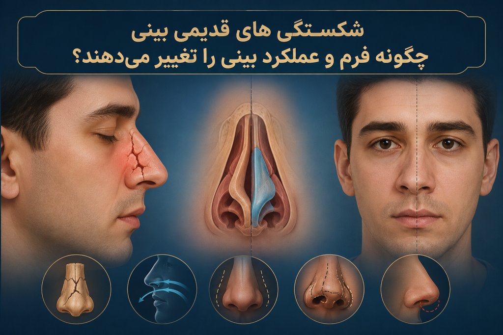 شکستگی های قدیمی بینی؛ آیا رینوپلاستی را سختتر میکند؟