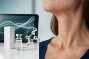 نمای مفهومی خطوط افقی گردن و پژوهش‌های پزشکی زیبایی