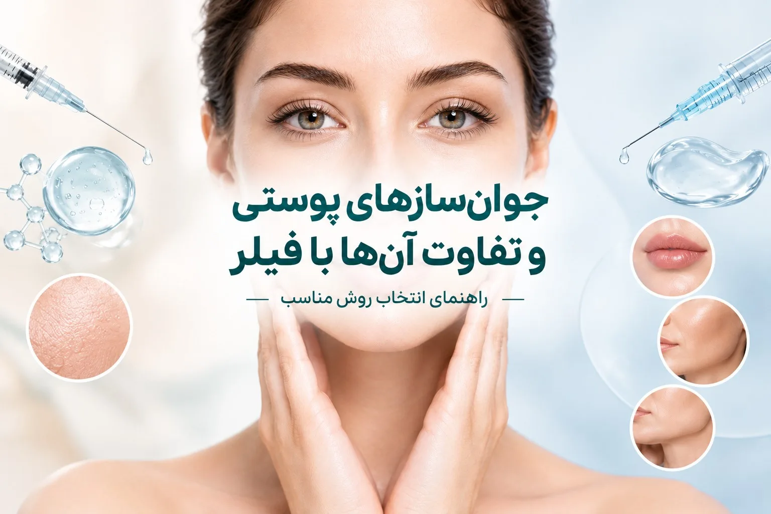 جوان‌سازهای پوستی و تفاوت آن‌ها با فیلر در جوان‌سازی صورت